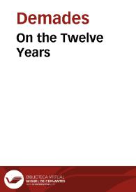 On the Twelve Years