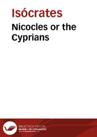 Nicocles or the Cyprians