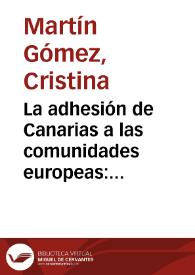 La adhesión de Canarias a las comunidades europeas: las modificaciones producidas en el subsector platanero