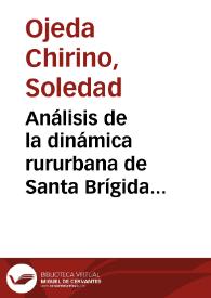 Análisis de la dinámica rururbana de Santa Brígida (Gran Canaria) a través de indicadores económicos