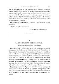 La legislación gótico-hispana : (Leges Antiquiores. Liber Iudicorum)