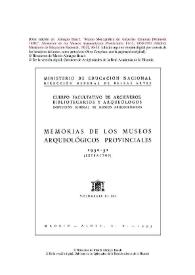 Museo Monográfico de Ampurias (Gerona). [Memoria 1950]