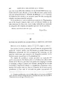 Noticia de españoles aficionados a monedas antiguas