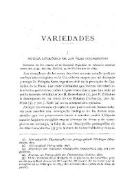 Noticia litológica de las islas Columbretas