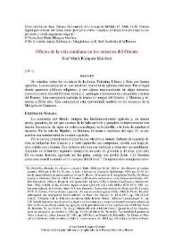 Oficios de la vida cotidiana en los mosaicos del Oriente