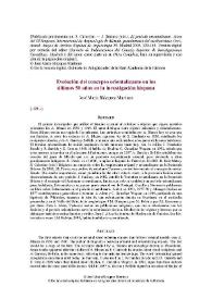 Evolución del concepto orientalizante en los últimos 50 años en la investigación hispana