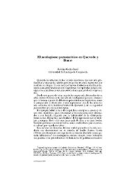 La Perinola : revista de investigación quevediana. Número 4 (2000). Varia