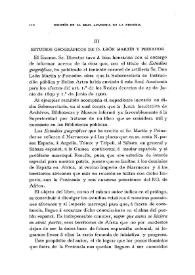 Estudios geográficos de D. León Martín y Peinador