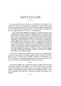 Noticias. Boletín de la Real Academia de la Historia, tomo 56 (febrero 1910). Cuaderno II