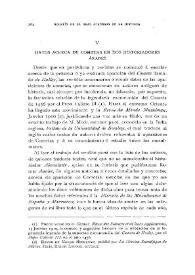 Datos acerca de cometas en dos historiadores árabes