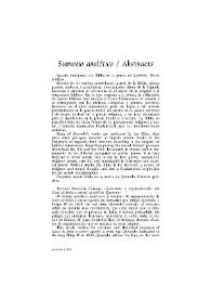 La Perinola : revista de investigación quevediana. Número 8 (2004). Sumario analítico-Abstracts