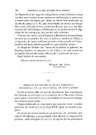 Monedas de oro de la época visigótica halladas en la provincia de Santander
