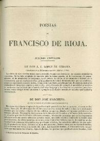 Poesías de Francisco de Rioja