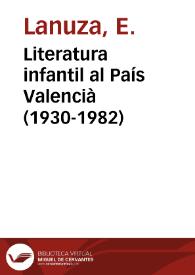 Literatura infantil al País Valencià (1930-1982)