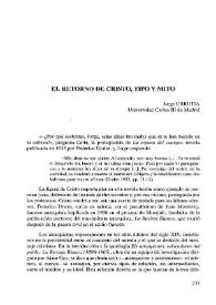 El retorno de Cristo, tipo y mito