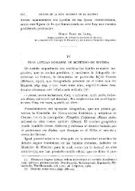 Tres lápidas romanas de Mosteiro de Riveira