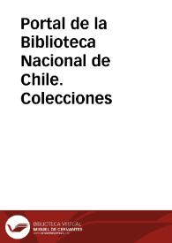Portal de la Biblioteca Nacional de Chile. Colecciones