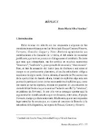 Discusiones: Derecho y Autoridad, núm. 7 (2007). Sección I: Discusión. Réplica