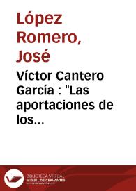 Víctor Cantero García : 