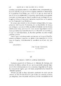 El Bierzo. Nuevas lápidas romanas