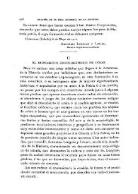 El monumento protohistórico de Cózar