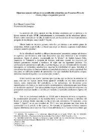 Rigorismo moral y defensa de la jurisdicción eclesiástica por Francisco Pérez de Prado, obispo e inquisidor general
