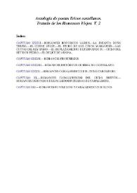 Antología de poetas líricos castellanos. Tratado de los Romances Viejos. T. 2
