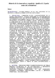 Historia de los heterodoxos españoles. Apéndice II: España antes del cristianismo