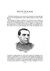 Noticias. Boletín de la Real Academia de la Historia, tomo 61 (diciembre 1912). Cuaderno VI