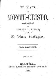 El Conde de Monte-Cristo, novela original. Tomo 3