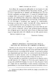 Hebilla epigráfica cristiana del siglo V, hallada en Ortigosa de Cameros (Logroño)