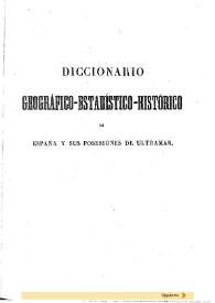 Diccionario geográfico-estadístico-histórico de España y sus posesiones de Ultramar. Tomo 8 [FABA ó HABA-GUADALAJARA]