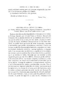 'Historia de la ciudad de Cabra' por Nicolás Albornoz y Portocarrero, Capitán de Caballería (Tipografía de Fortanet. Madrid, 1909. En 4º, páginas...