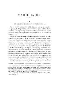Monumentos e historia de Termancia [I]