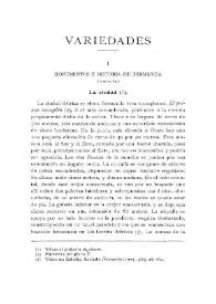 Monumentos e historia de Termancia [II]