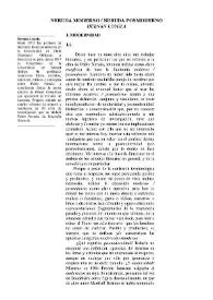 Neruda moderno-Neruda posmoderno