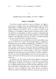 Mosén Diego de Valera: Su vida y obras. Ensayo biográfico. [I]