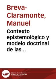 Contexto epistemológico y modelo doctrinal de las ideas lingüísticas de Lorenzo Hervás (1735-1809)