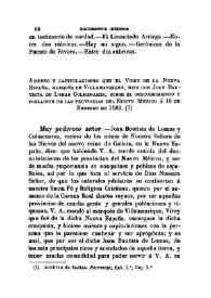 Asiento y capitulaciones que el Virrey de la Nueva España, Marqués de Villamanrique, hizo con Joan Bautista de Lomas Colmenares, sobre el descubrimiento y población de las provincias del Nuevo México, á 15 de Febrero de 1589
