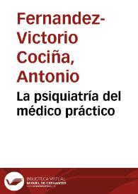 La psiquiatría del médico práctico