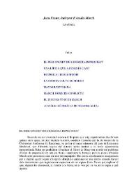 Joan Fuster, intèrpret d'Ausiàs March