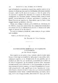 Rectificaciones históricas: de Guadalete a Covadonga por Don Ricardo Burguete