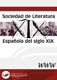 Sociedad de Literatura Española del Siglo XIX