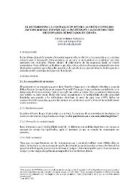 El estereotipo : la comparación entre las definiciones del 'Diccionario del español usual de México' y las de otros tres diccionarios redactados en...