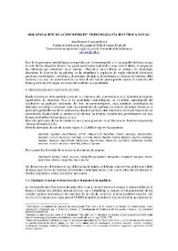 Organización de acepciones en terminología histórica naval