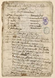 Cazadores y toreadores : sainete. Emp.: Seas, mi Policarpa, bien venida... Exp.: que el niño con barbas a voces ha hablado