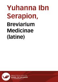 Breviarium Medicinae (latine)