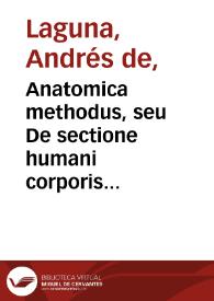 Anatomica methodus, seu De sectione humani corporis contemplatio