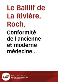 Conformité de l'ancienne et moderne médecine d'Hippocrate à Paracelse, divisée en huit pauses ou journées ; : et à la fin, Hippocratis et Paracelsi...