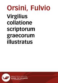Virgilius collatione scriptorum graecorum illustratus